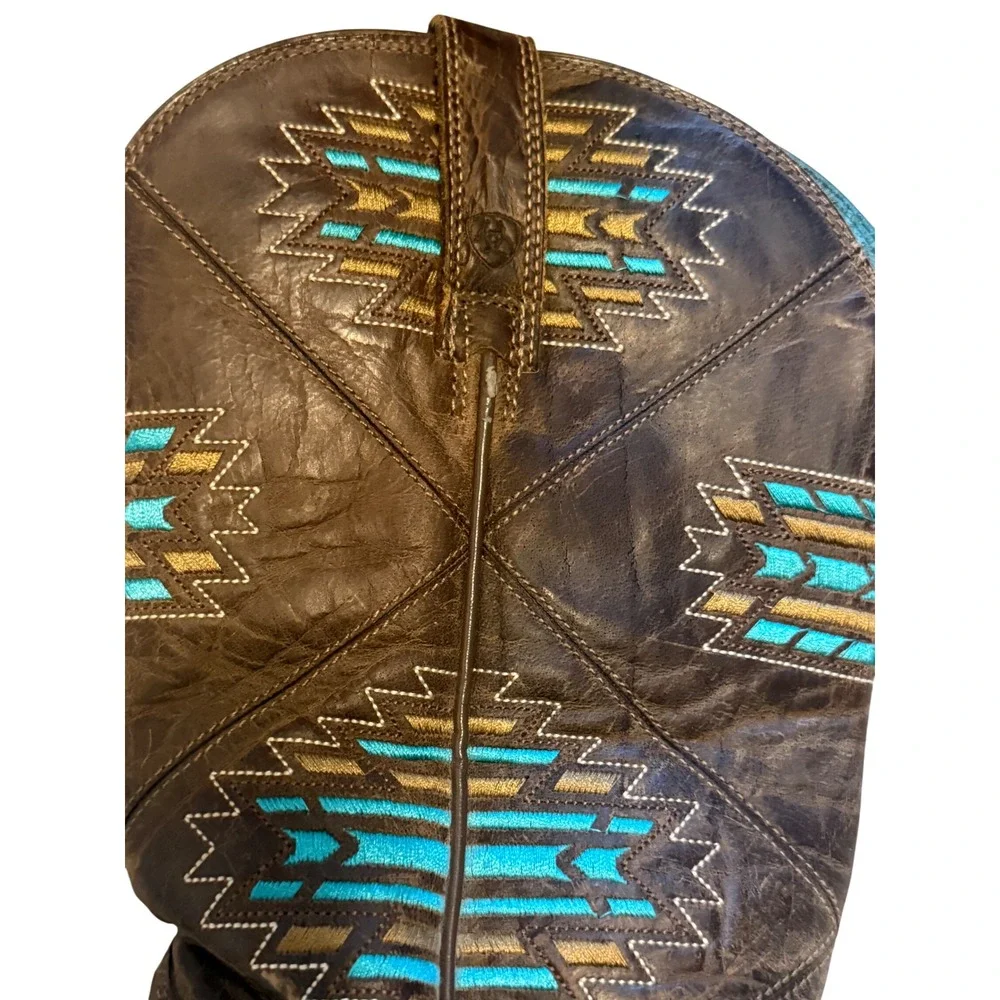Ariat Cheyenne Tribal Boots Women's‎ Size 7B- Perfectly Broken-In Cowgirl Boots